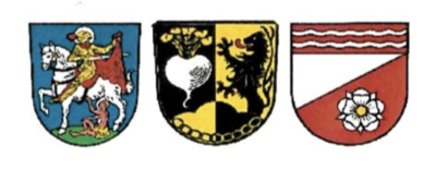 drei Wappen der Verwaltungsgemeinschaft Waging